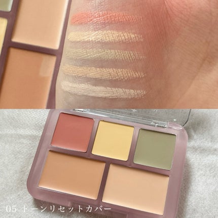 コンシールブレンダーパレット/LUNA/パレットコンシーラーを使ったクチコミ(3枚目)