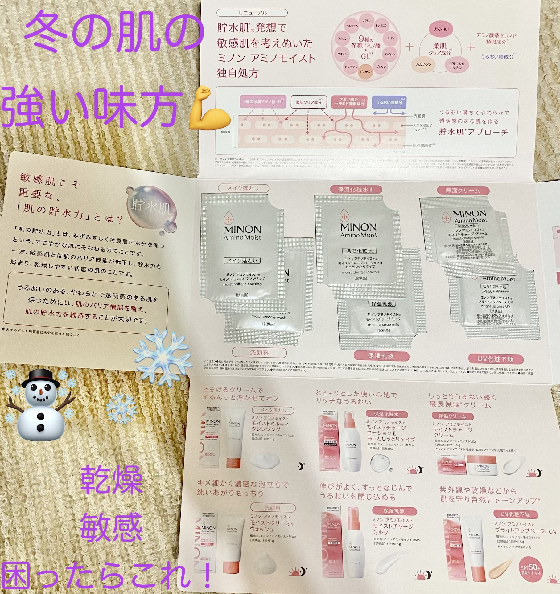 ミノン アミノモイスト モイストチャージ クリーム/ミノン/フェイスクリームを使ったクチコミ（1枚目）