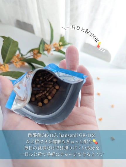 免疫応援酢酸菌/マルマンH&B/健康サプリメントを使ったクチコミ(3枚目)