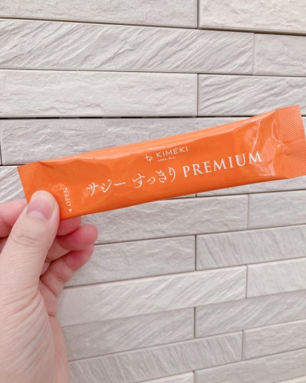 KIMEKI サジーすっきりPREMIUMのクチコミ「KIMEKI
サジーすっきりPREMIUM
ずっと気になってたサジー🍊
いただいたので、飲ん.....」(2枚目)