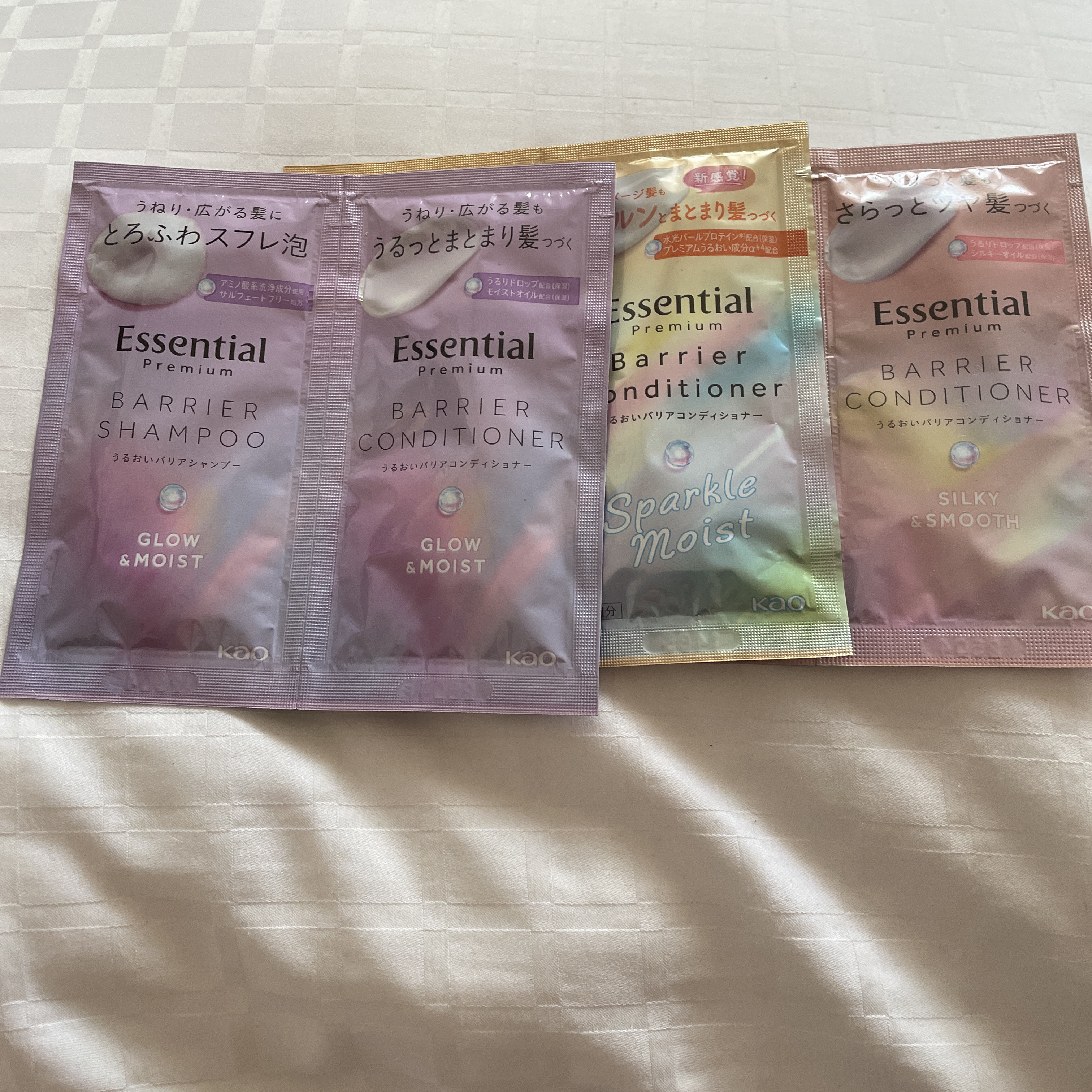 エッセンシャルプレミアム バリアシャンプー・コンディショナー シルキー＆スムース/エッセンシャル/市販シャンプーを使ったクチコミ（1枚目）