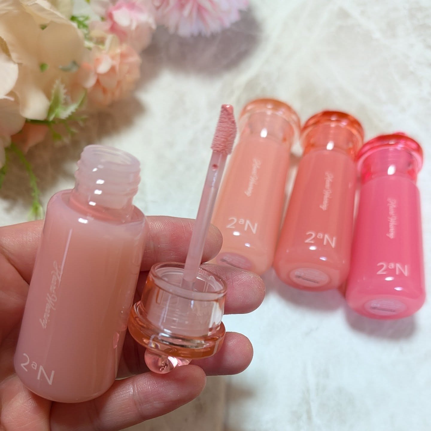 ハートウェアリングリキッドチーク/2aN/リキッドチークを使ったクチコミ（3枚目）