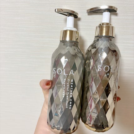 ソラ ウェザーケア クリスタル シャンプー/ヘアトリートメント リペアタイプ/SOLA WEATHER CARE/市販シャンプーを使ったクチコミ(4枚目)