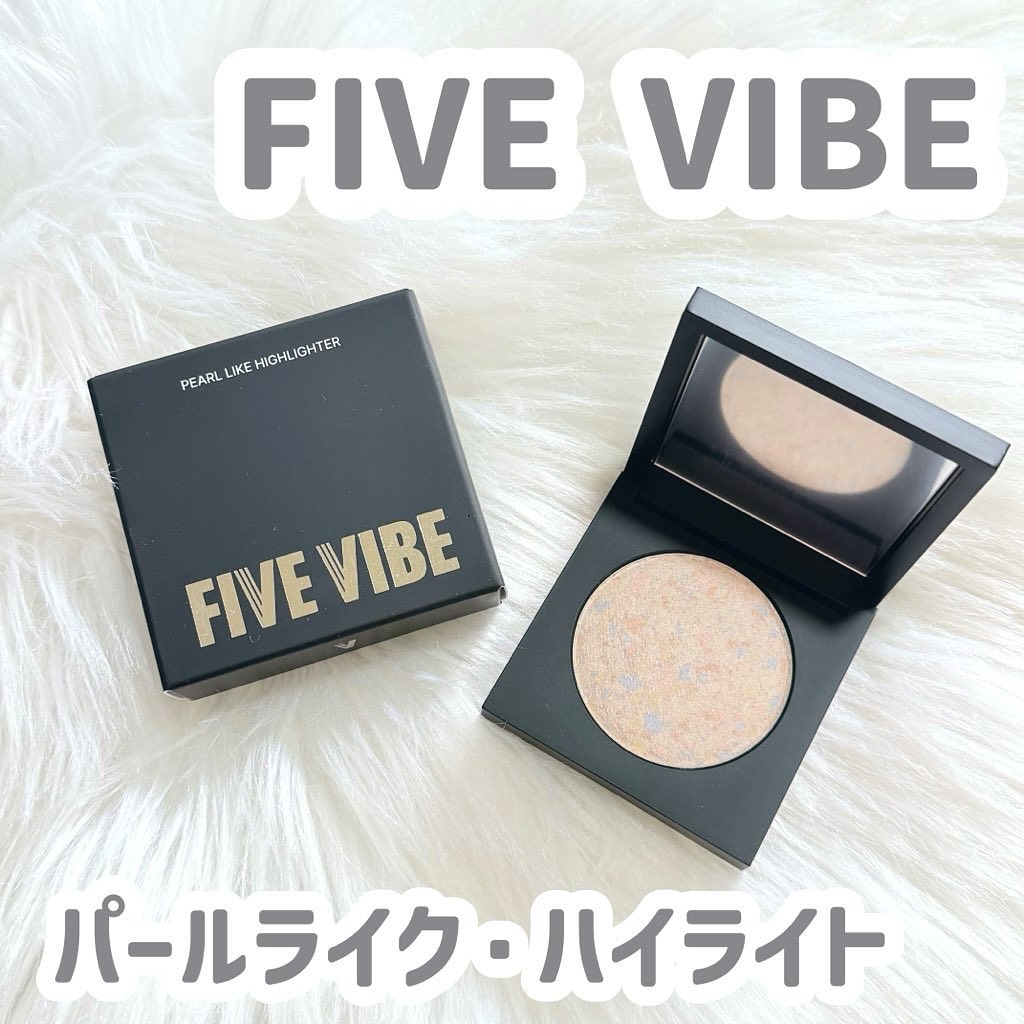 パールライクハイライター/FIVE VIBE/パウダーハイライトを使ったクチコミ（1枚目）