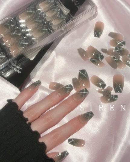 ネイルチップ(シールタイプ)/FINGER SUIT/ネイルチップ・パーツを使ったクチコミ(3枚目)