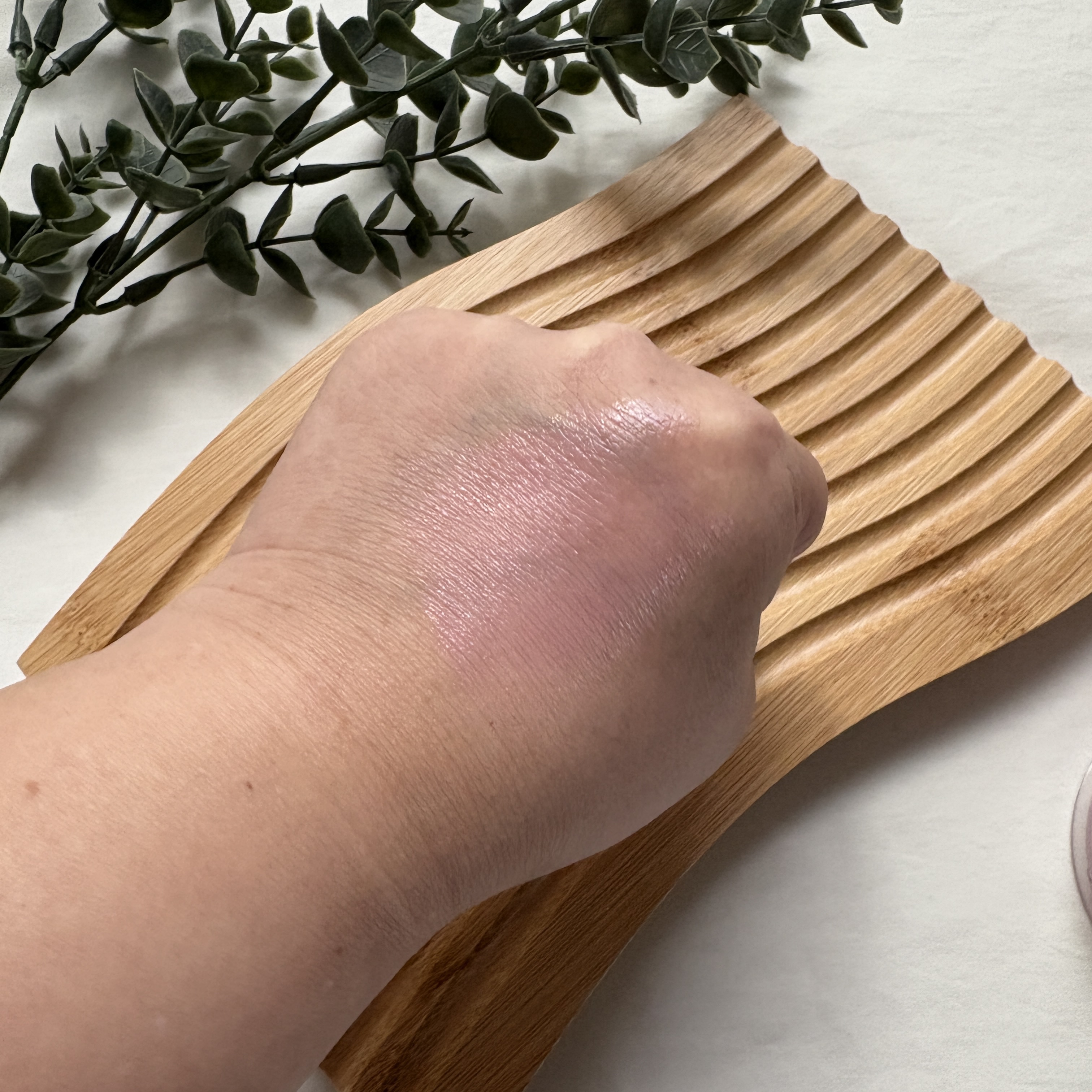 アーティストクッションブラッシュ バブリーピンク/JUNG SAEM MOOL/リキッドチークを使ったクチコミ（2枚目）