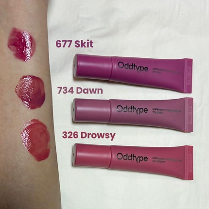 アンフレームドハイドロブロウティント/Oddtype/リップティントを使ったクチコミ(5枚目)