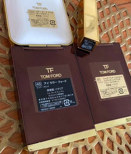 シェイド アンド イルミネイト ハイライティング デュオ /TOM FORD BEAUTY/パウダーハイライトを使ったクチコミ(2枚目)
