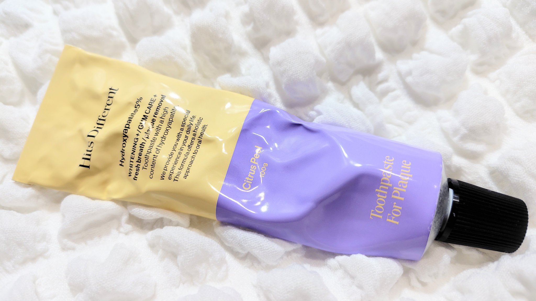 ヒッツディファレント　トゥースペースト　フォー　プラーク/Hits Different/歯磨き粉を使ったクチコミ（1枚目）