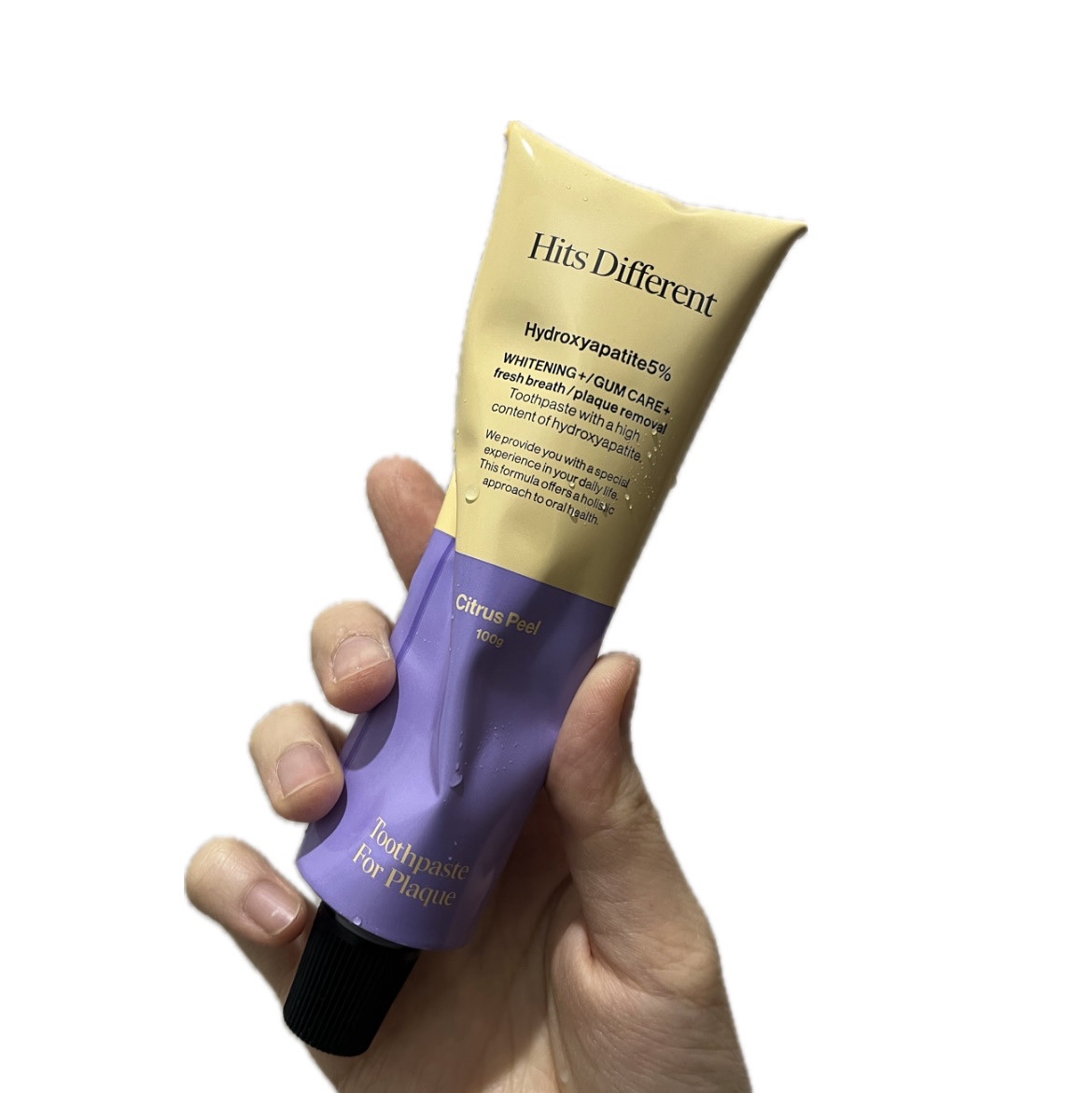 ヒッツディファレント　トゥースペースト　フォー　プラーク/Hits Different/歯磨き粉を使ったクチコミ（1枚目）
