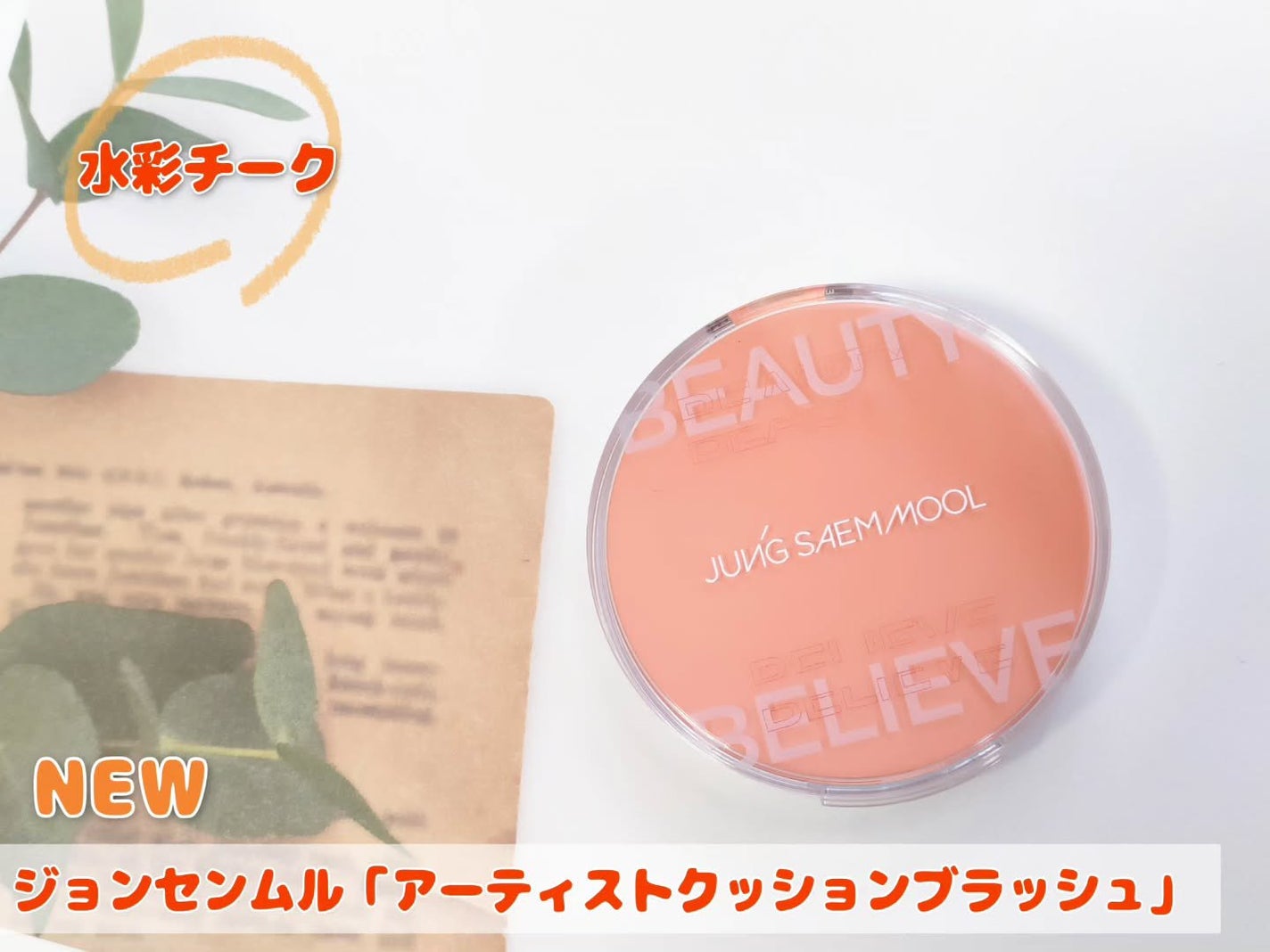 アーティストクッションブラッシュ/JUNG SAEM MOOL/リキッドチークを使ったクチコミ(1枚目)