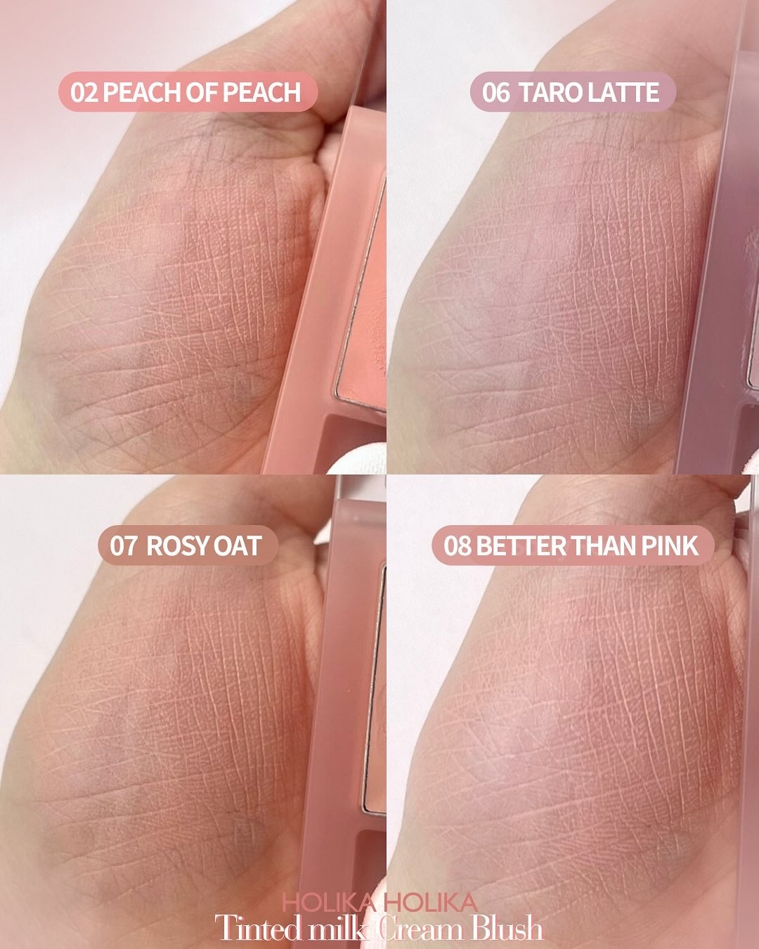 ティンテッドミルククリームブラッシュ /HOLIKA HOLIKA/ジェル・クリームチークを使ったクチコミ(4枚目)