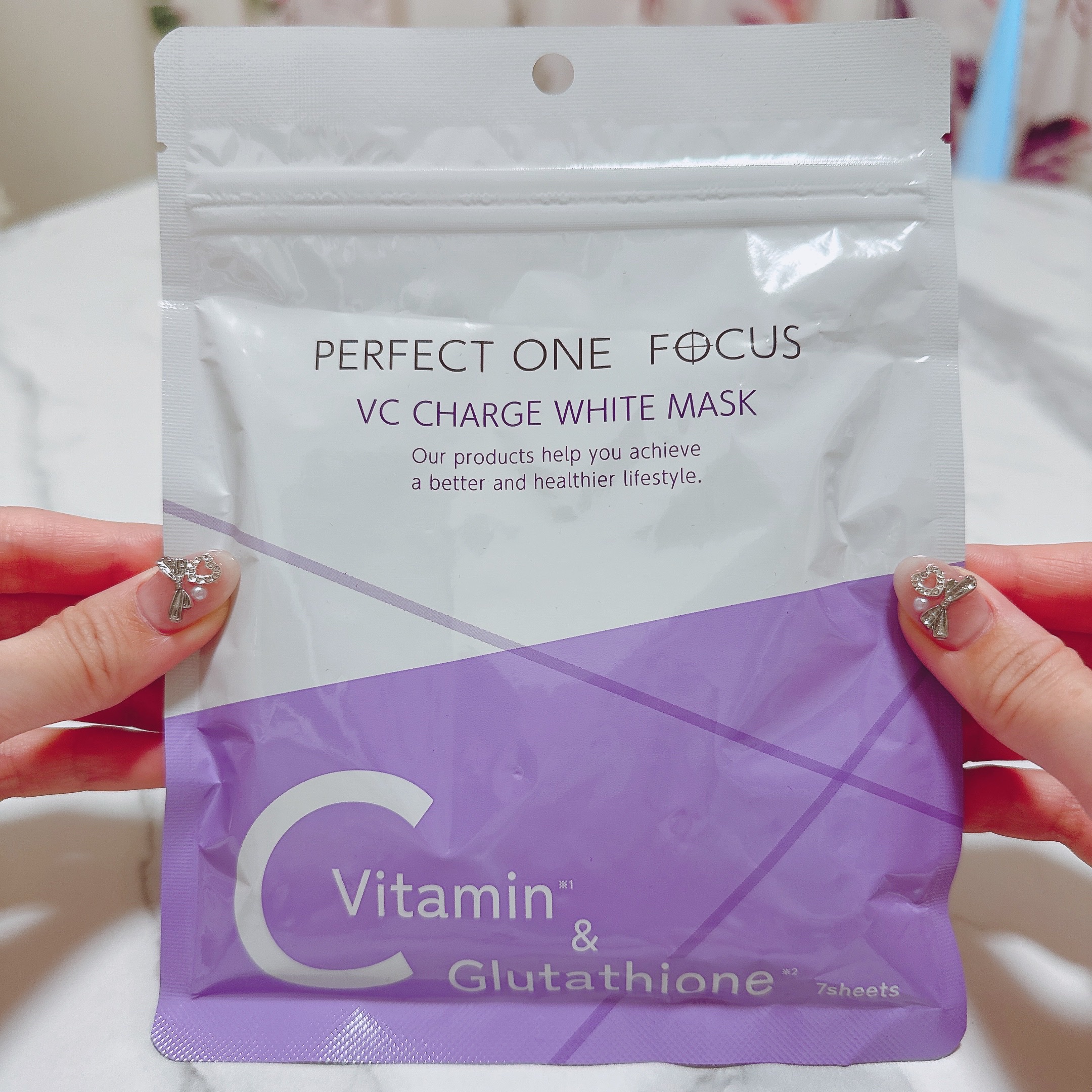 VCチャージ  ホワイトマスク/PERFECT ONE  FOCUS/シートマスク・パックを使ったクチコミ（1枚目）