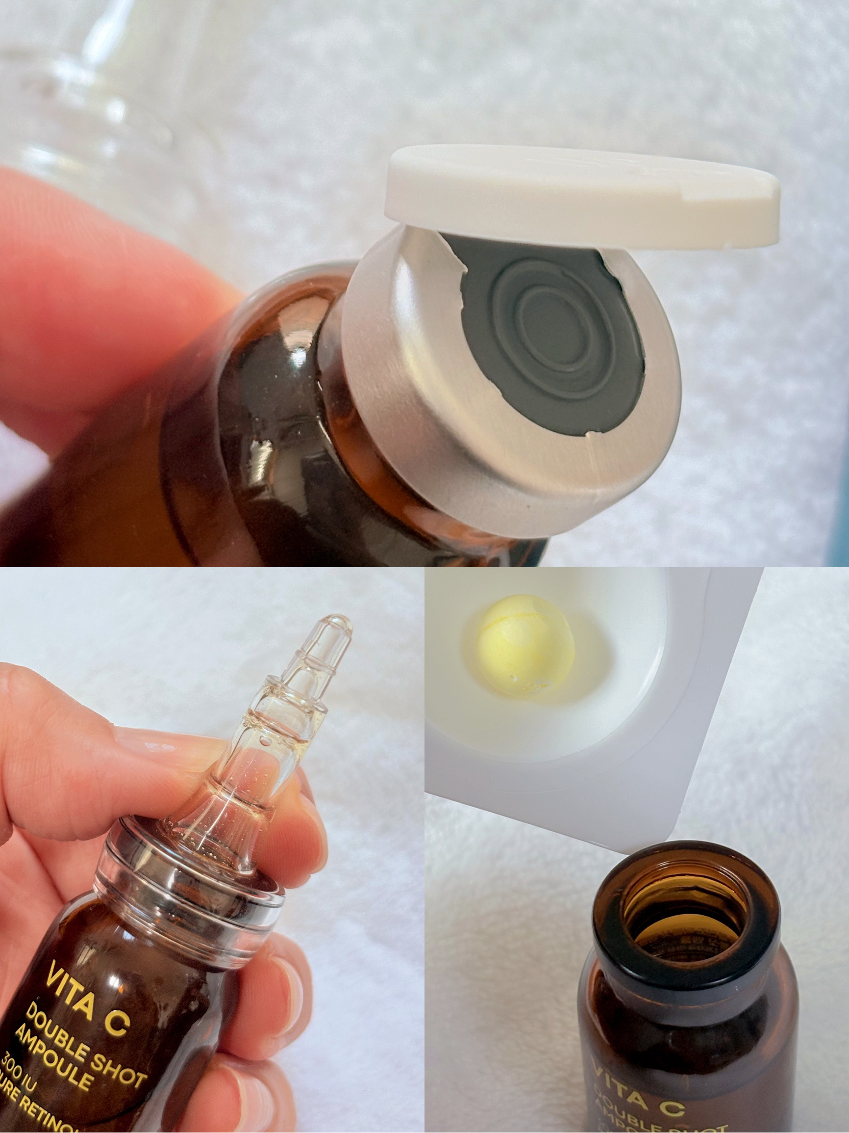 ビタC凍結乾燥ダブルショットアンプルキット/BONCEPT/美容液を使ったクチコミ（3枚目）