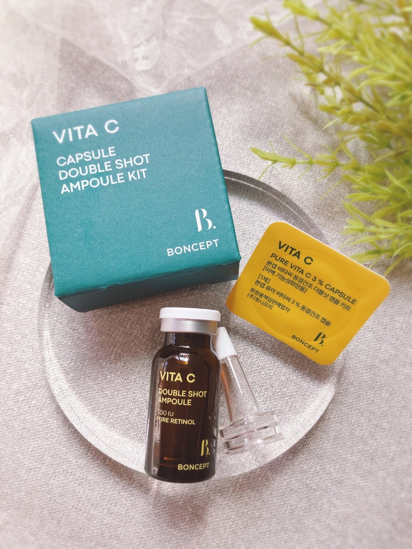 ぴぴちゃん22@フォロバ100% on LIPS 「BONCEPTビタC凍結乾燥ダブルショットアンプルキット🥰💕韓..」(2枚目)