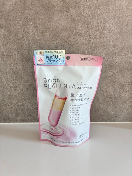 フィート ブライト プラセンタ エクソソーム【栄養機能食品 (ビタミンE)】/Feat./美容サプリメントを使ったクチコミ(1枚目)