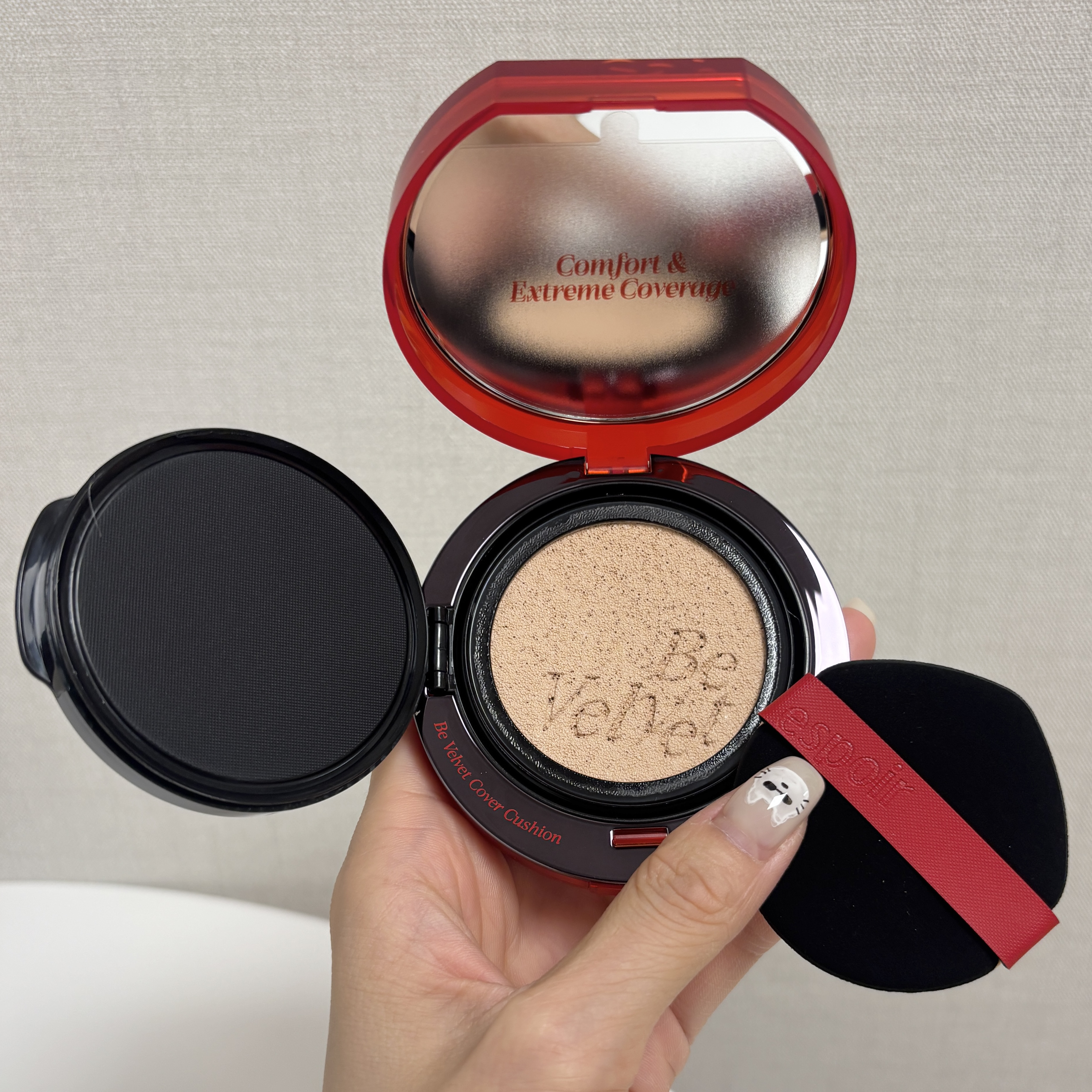 ビーベルベットカバークッション/espoir/クッションファンデーションを使ったクチコミ（2枚目）