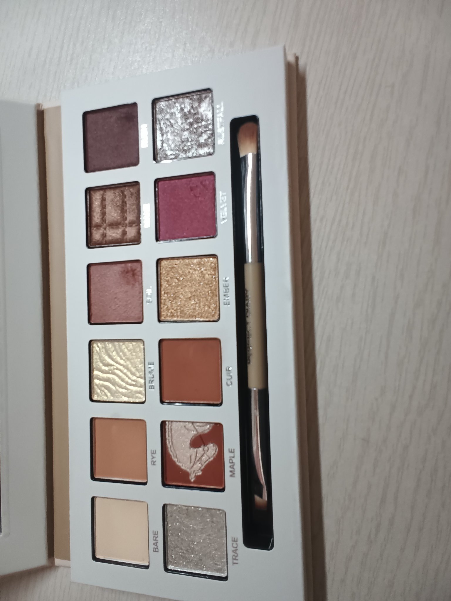 エクスプローラ12色 動物アイシャドウパレット オータムチェスナット/PERFECT DIARY/アイシャドウパレットを使ったクチコミ（2枚目）