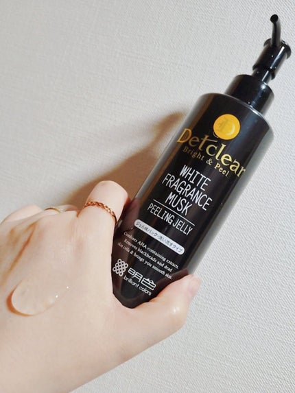 DETクリア ブライト&ピール ピーリングジェリー<炭タイプ>/Detclear/ピーリングを使ったクチコミ(1枚目)