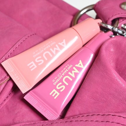 ケア/ティントバームキーリング/AMUSE/リップグロスを使ったクチコミ(7枚目)