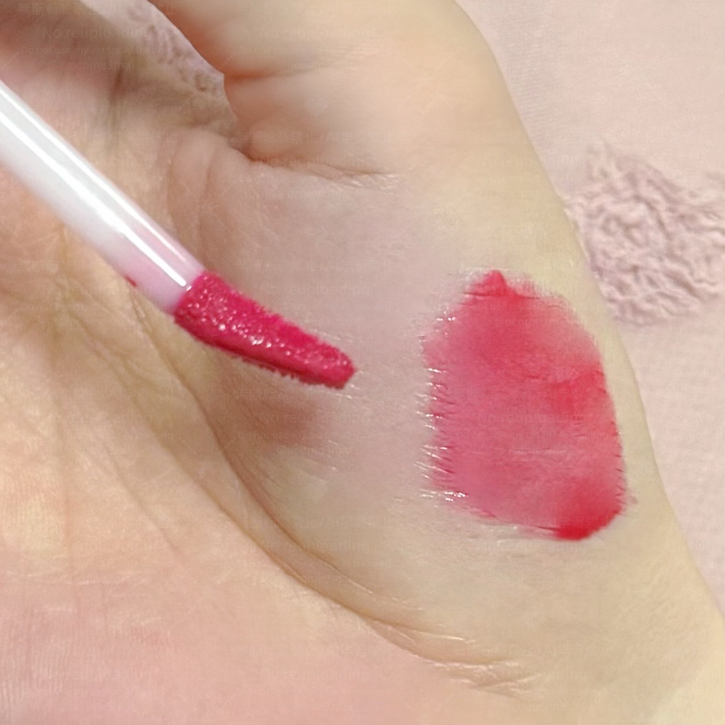 ジューシーデューイグロウティント/dasique/リップティントを使ったクチコミ（2枚目）