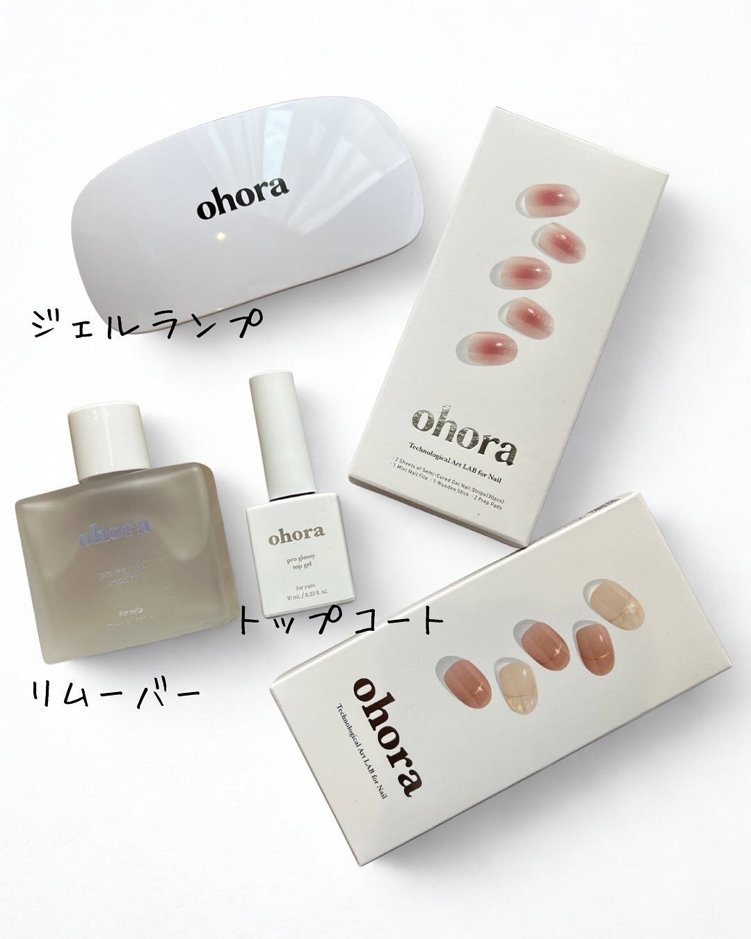 セミキュアジェルネイル(ハンド)/ohora/ネイルシールを使ったクチコミ(4枚目)