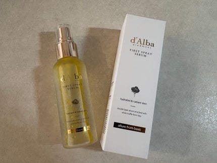 ダルバ ホワイトトリュフファーストスプレーセラム/ダルバ/ミスト状化粧水を使ったクチコミ(1枚目)