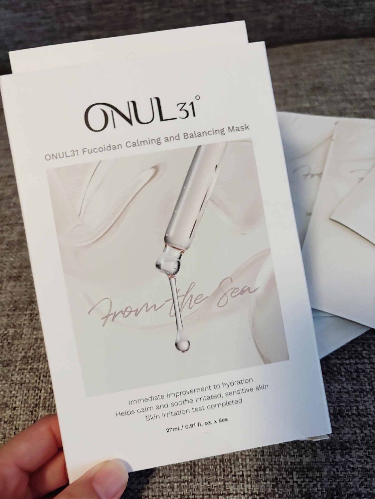 フコイダンカーミング&バランシングマスク/ONUL31/シートマスク・パックを使ったクチコミ(1枚目)
