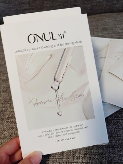 フコイダンカーミング&バランシングマスク/ONUL31/シートマスク・パックを使ったクチコミ(1枚目)