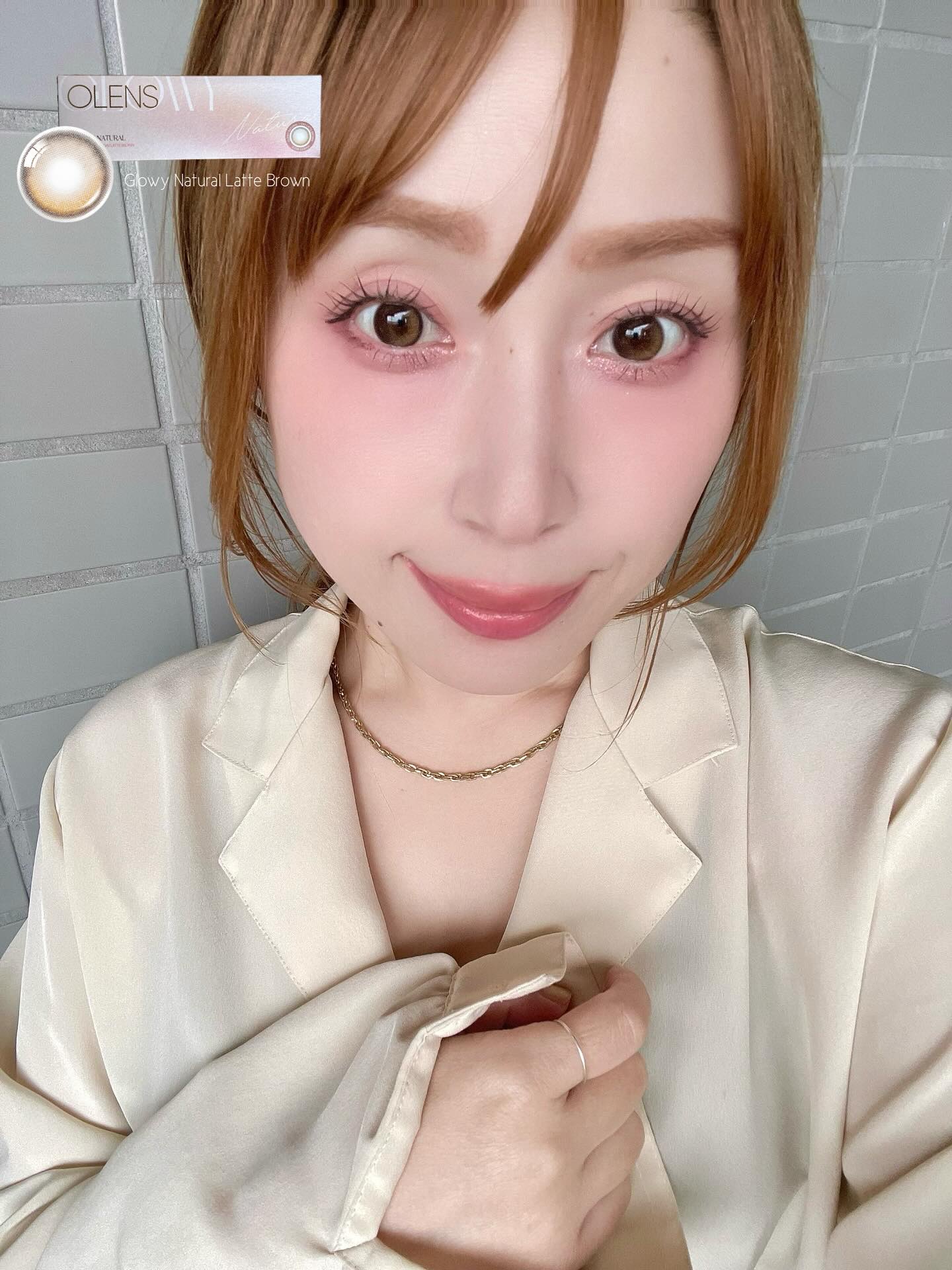 Glowy 1day/OLENS/ワンデー（１DAY）カラコンを使ったクチコミ（2枚目）