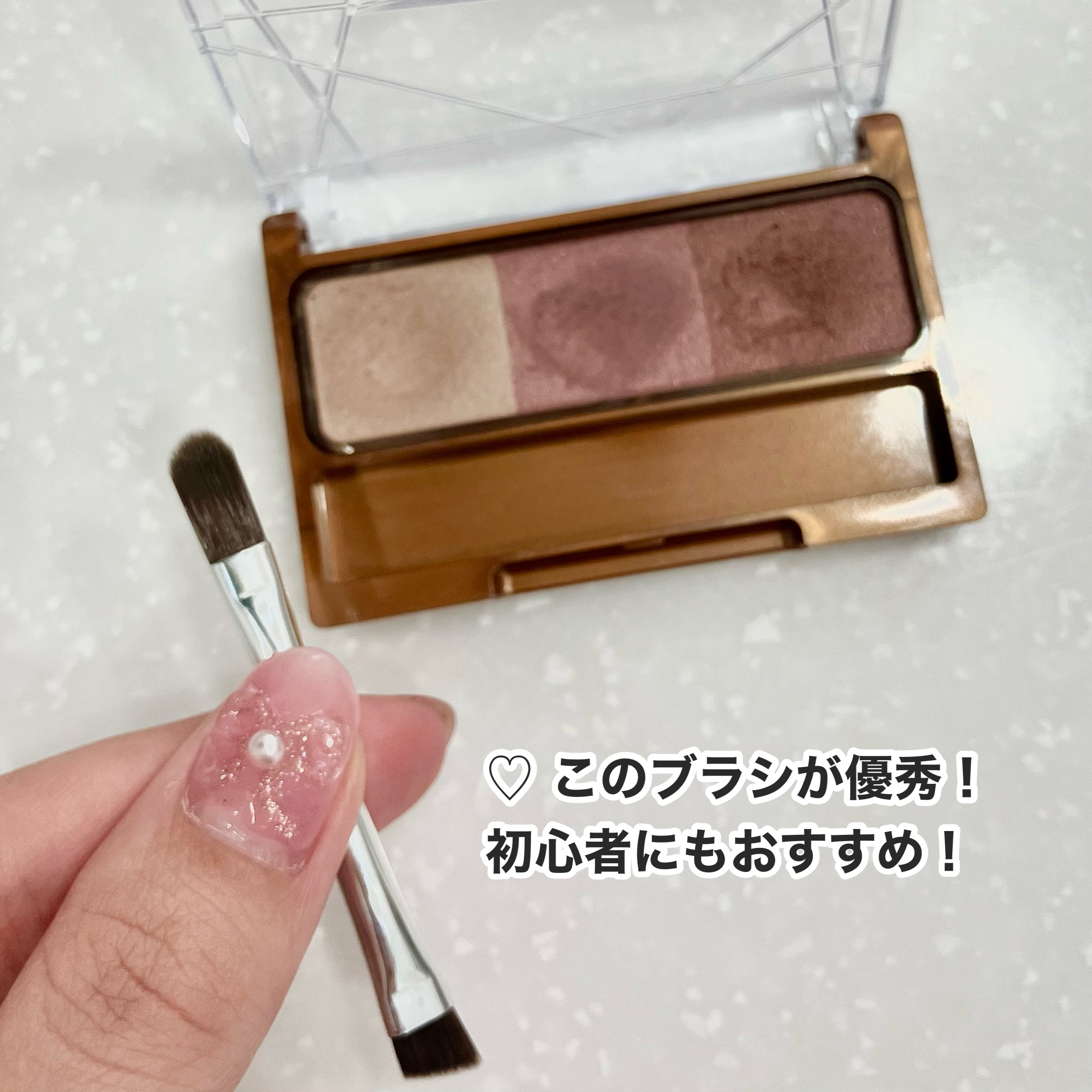 ノーズ＆アイブロウパウダー/CEZANNE/パウダーアイブロウを使ったクチコミ（3枚目）