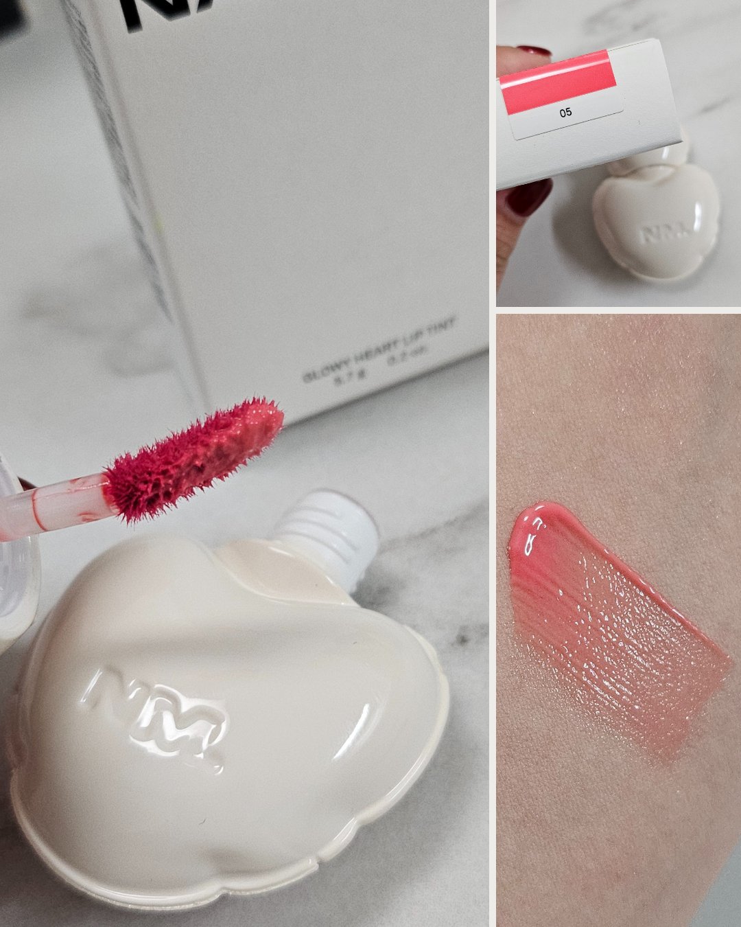 ネーミング グロウ ハートリップティント 05（数量限定）/NAMING./リップティントを使ったクチコミ（2枚目）