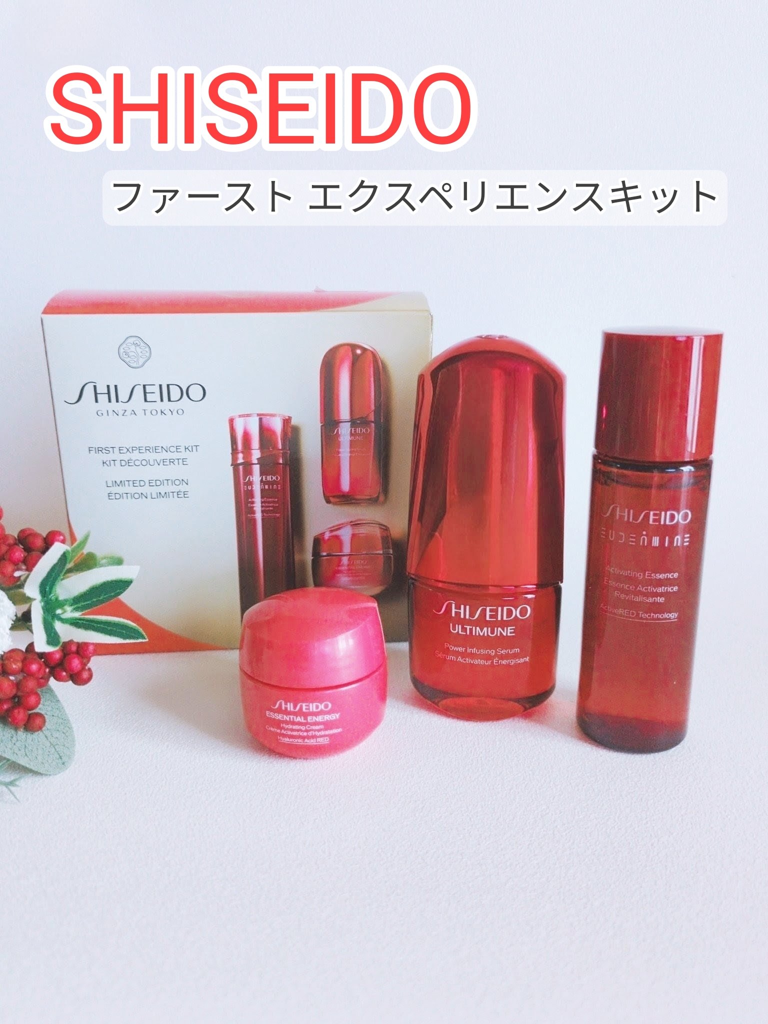 SHISEIDO　ファースト　エクスペリエンスキット/SHISEIDO/スキンケアキットを使ったクチコミ（1枚目）
