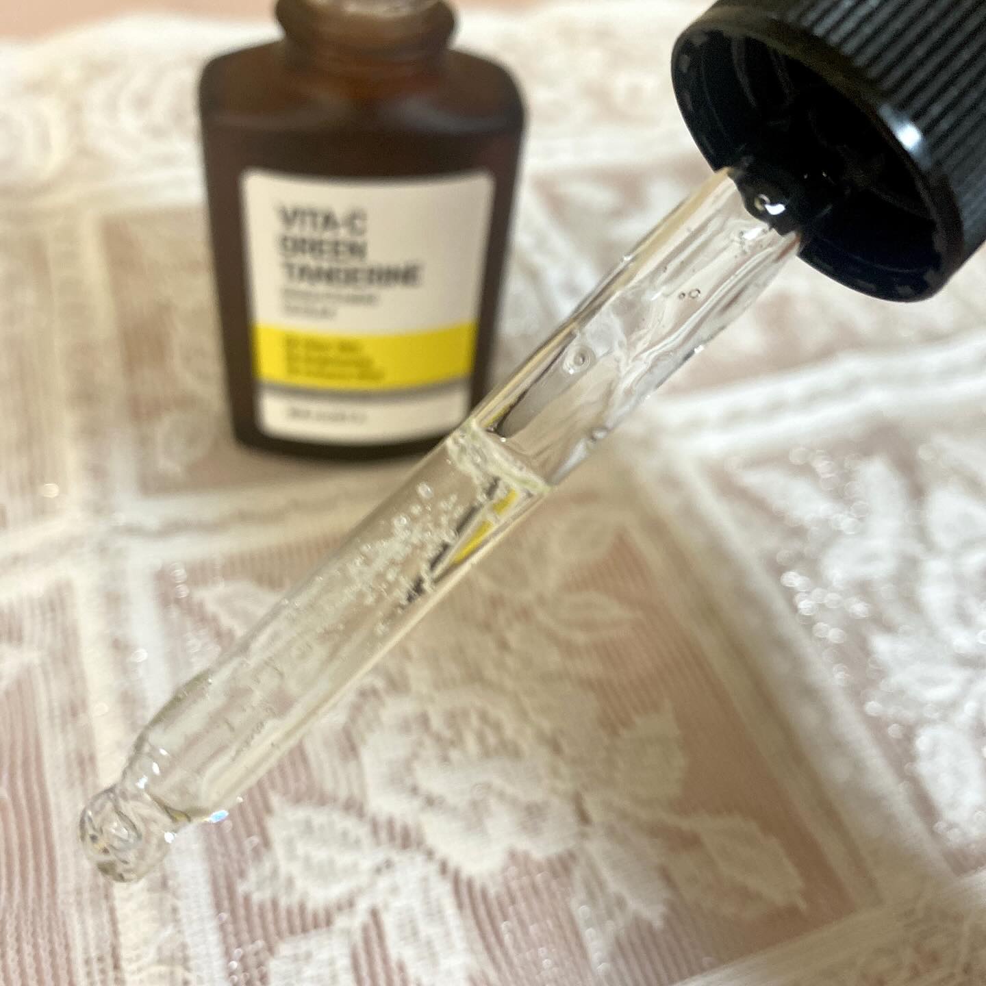 VITA-Cグリーンタンジェリンセラム/BEAUSTA/美容液を使ったクチコミ（2枚目）