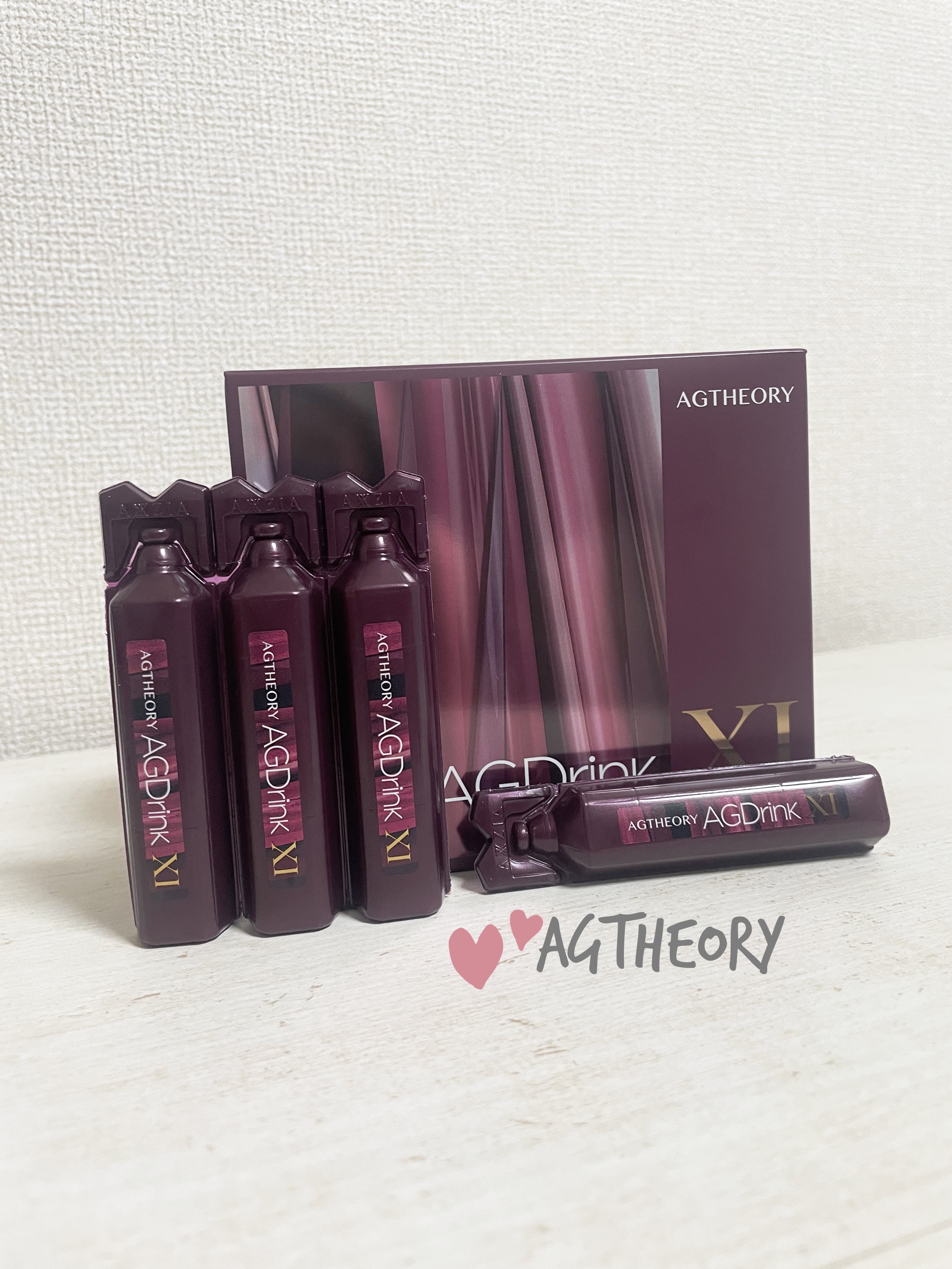 エイジーセオリーAGドリンクX/AXXZIA/美容ドリンクを使ったクチコミ（1枚目）