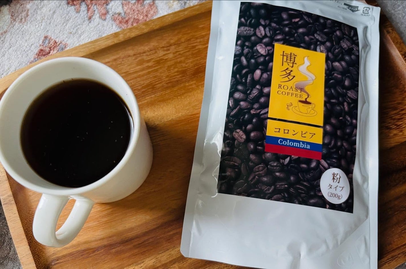 chiekotan on LIPS 「☕️【新商品】博多の老舗が焙煎する“コロンビア”登場✨博多ロー..」(1枚目)