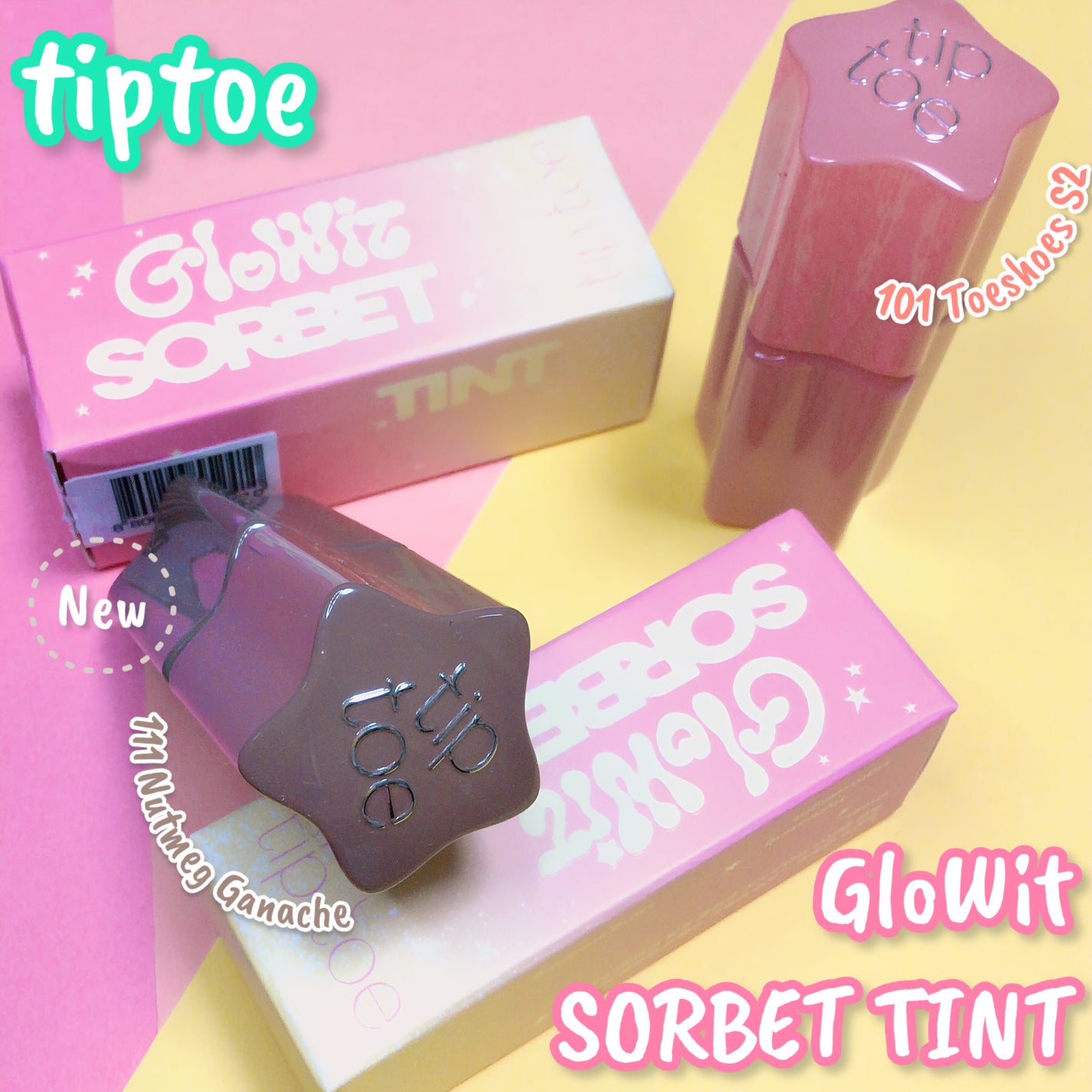 グロウイットソルベティント/tiptoe/リップティントを使ったクチコミ(1枚目)