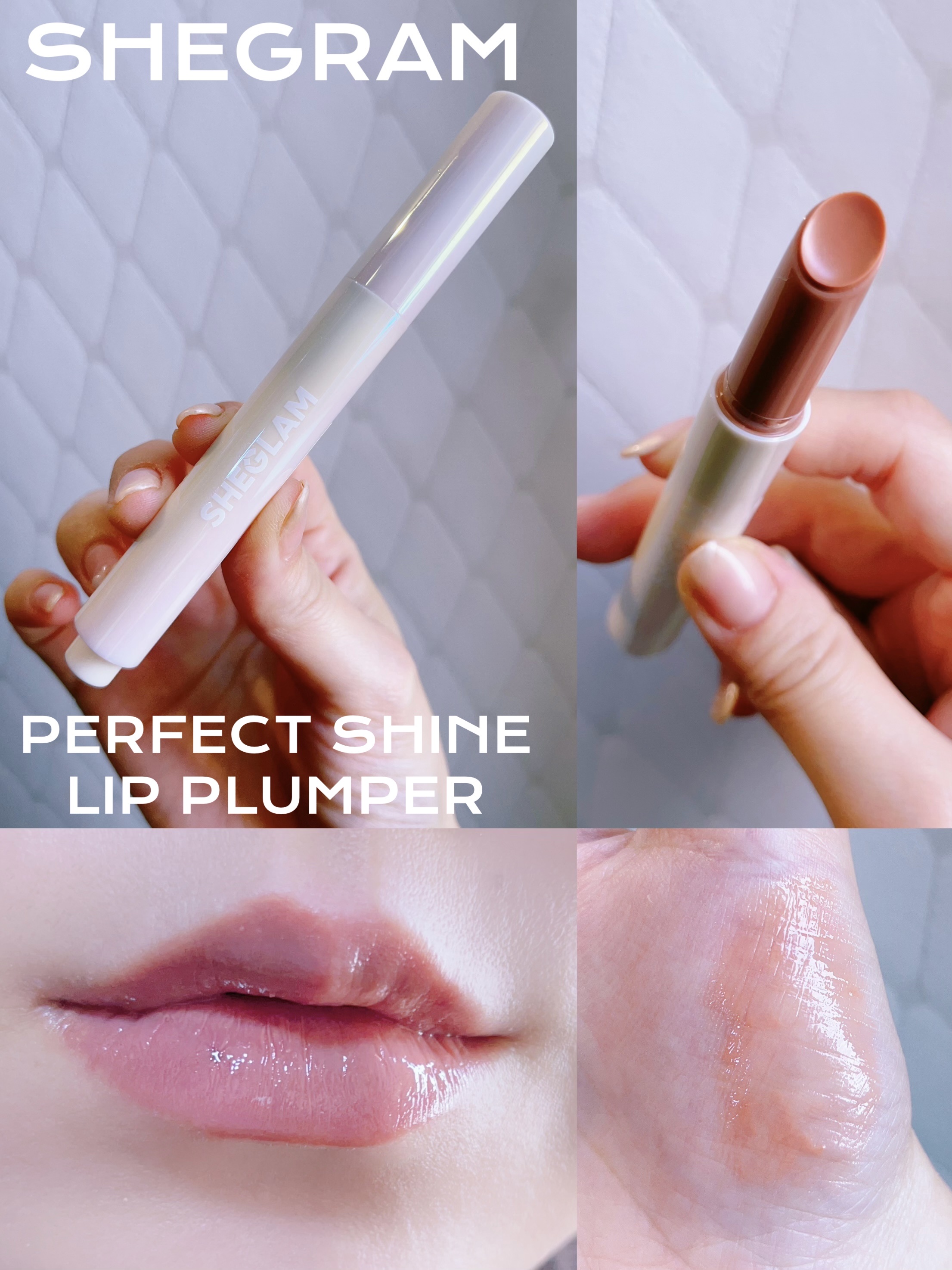 パーフェクトシャインリッププランパー ウォークオンザビーチ(Walk on the Beach)/SHEGLAM/リッププランパーを使ったクチコミ（1枚目）