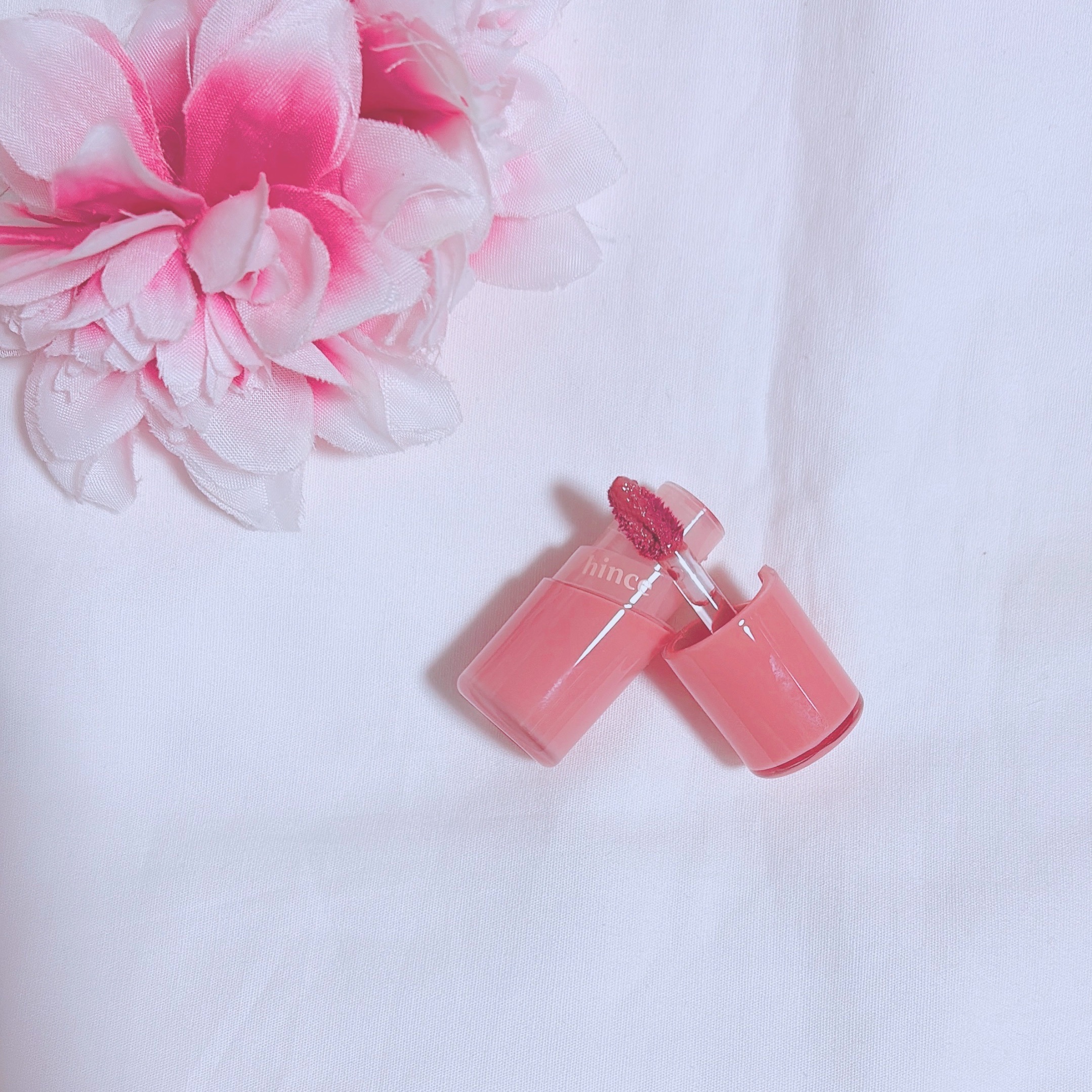 ロウグロウジェルティント/hince/リップティントを使ったクチコミ（2枚目）