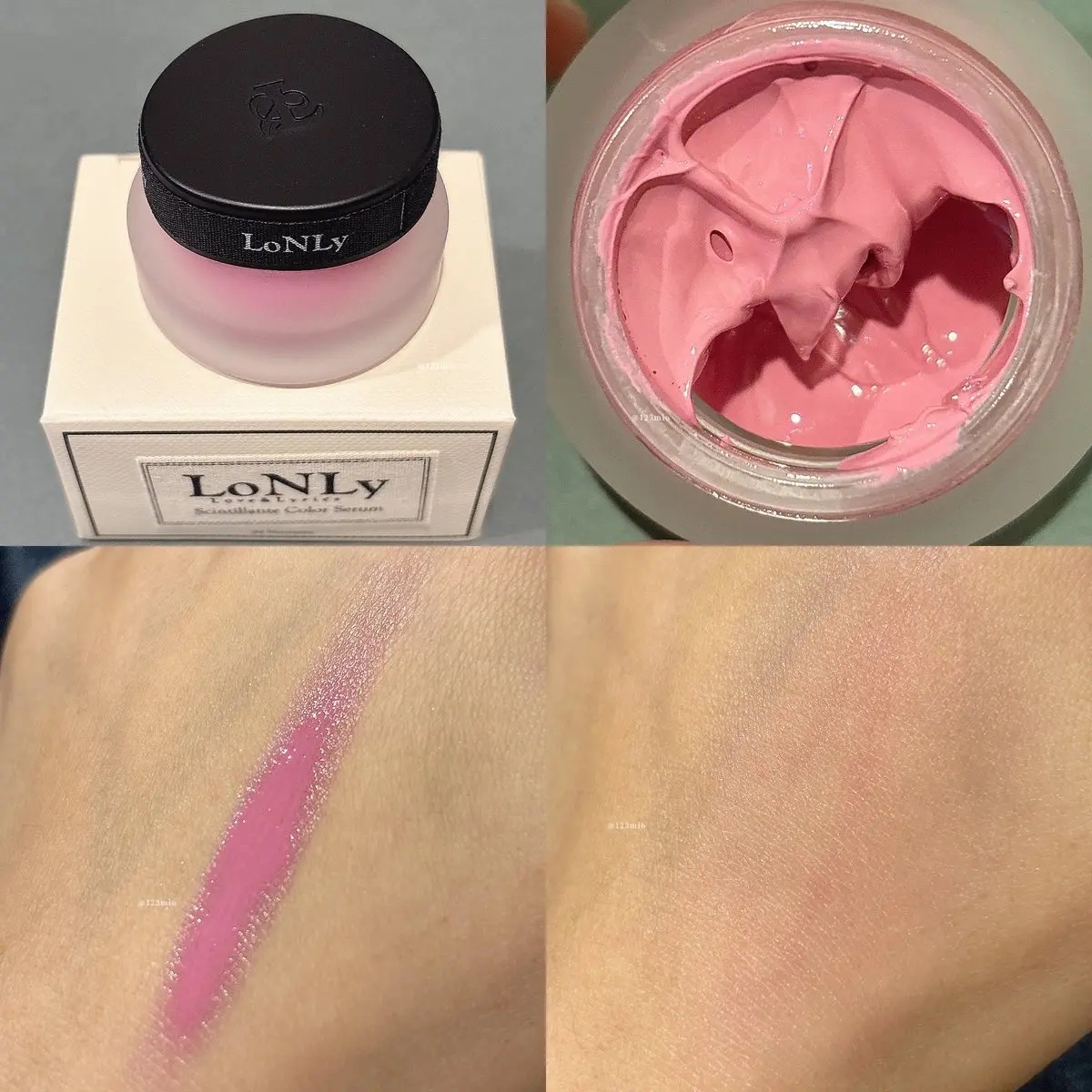 LoNLy シンティランテカラーセラム CS04 Nocturne/LoNLy /リキッドチークを使ったクチコミ（2枚目）