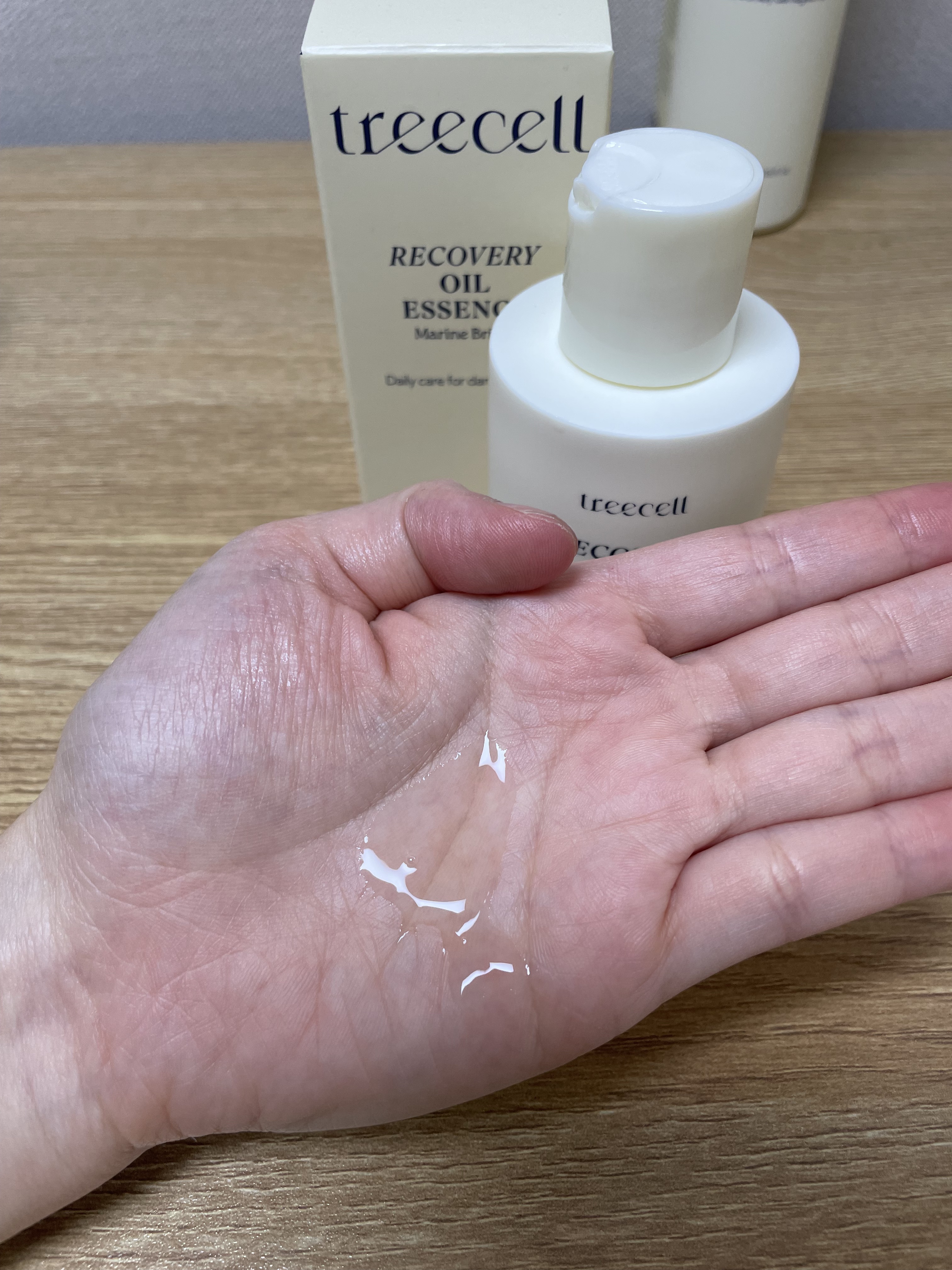 リカバリー オイルエッセンス/treecell/アウトバストリートメントを使ったクチコミ（2枚目）