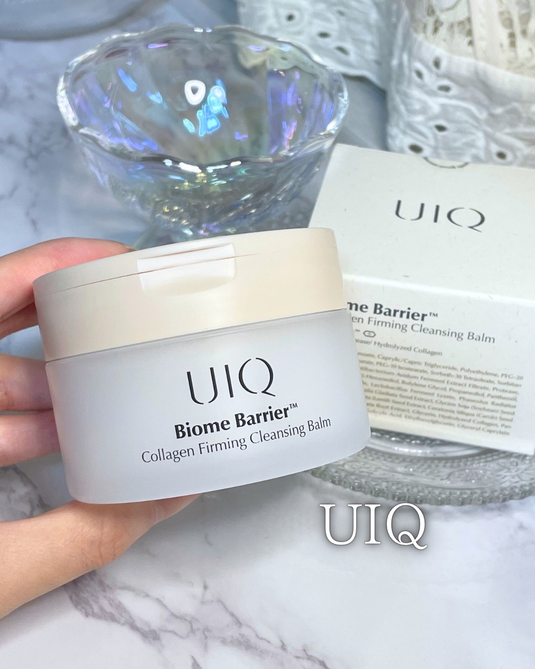 バイオームバリアコラーゲンファーミングクレンジングバーム/UIQ/クレンジングバームを使ったクチコミ（1枚目）