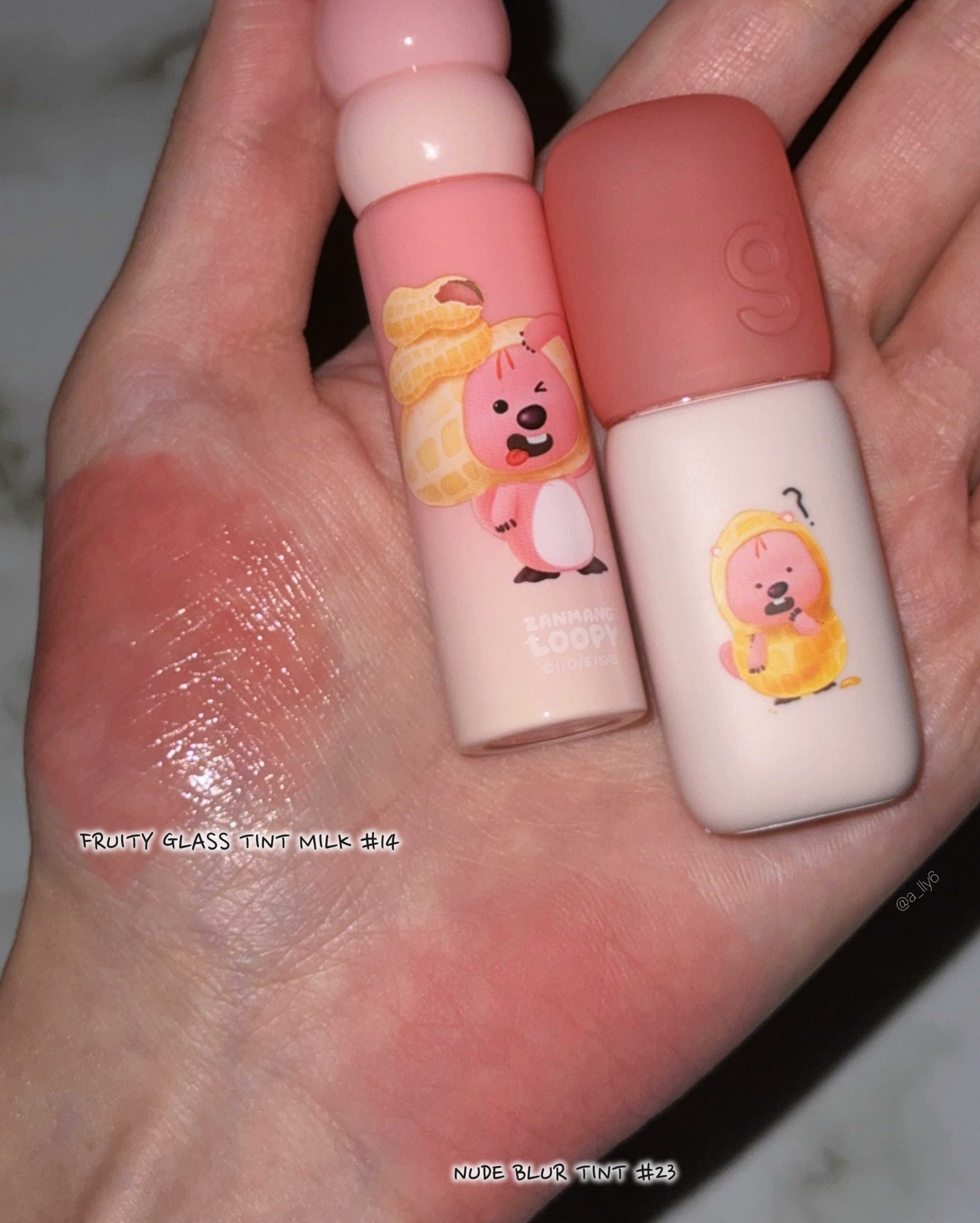 カラーグラム ヌーディーブラーティント/Colorgram/リップティントを使ったクチコミ（2枚目）