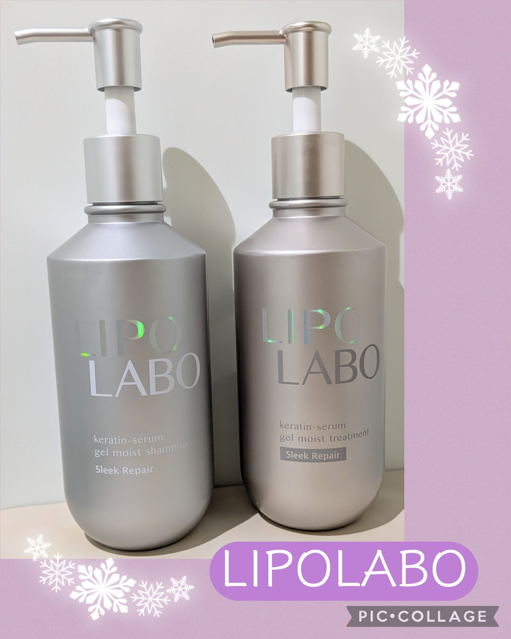 リポ ラボ ケラチンセラム ジェルモイスト シャンプー /トリートメントスリークリペア＊/LIPO　LABO/市販シャンプーを使ったクチコミ（1枚目）