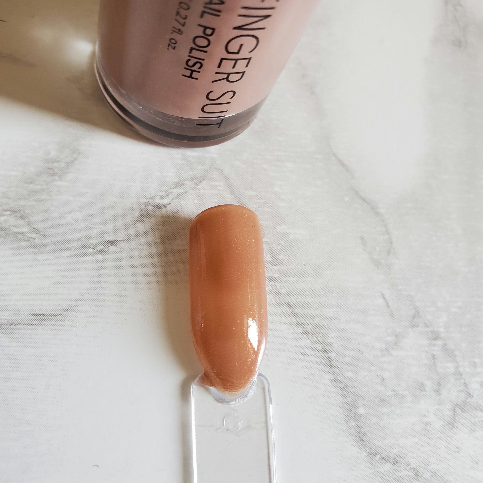 FINGER SUIT ネイルポリッシュ Pomelo/FINGER SUIT/マニキュアを使ったクチコミ（2枚目）