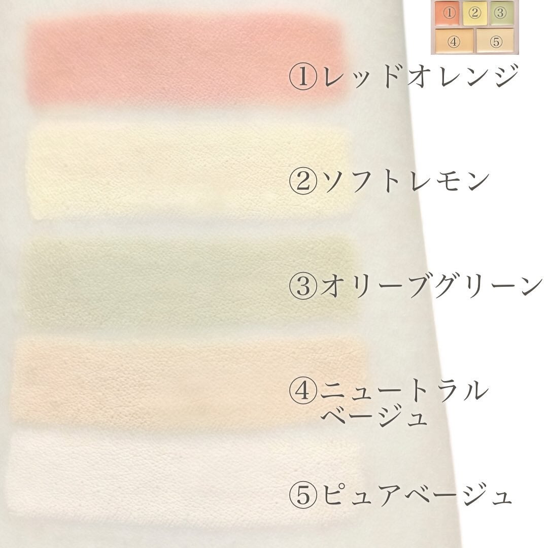 コンシールブレンダーパレット/LUNA/パレットコンシーラーを使ったクチコミ(4枚目)