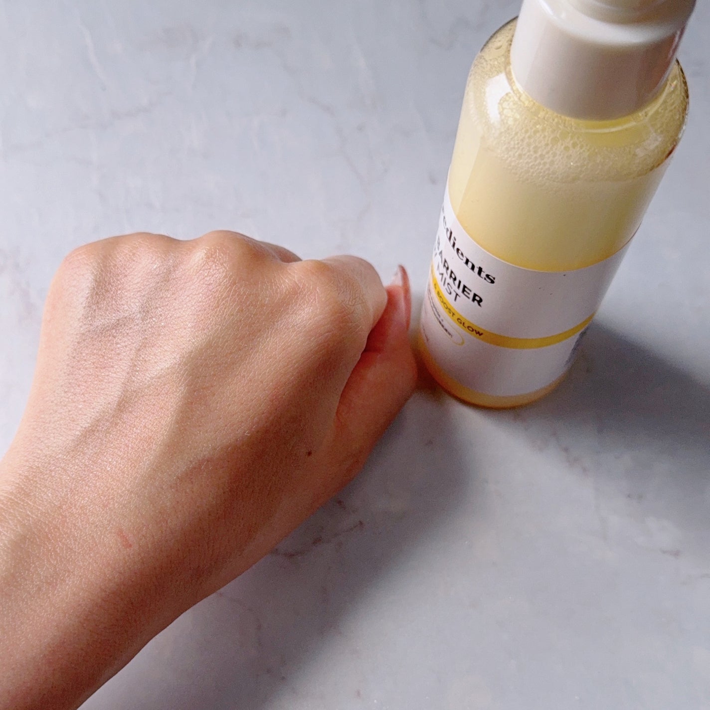 オングリディエンツ スキンバリアグローミスト/Ongredients/ミスト状化粧水を使ったクチコミ(4枚目)