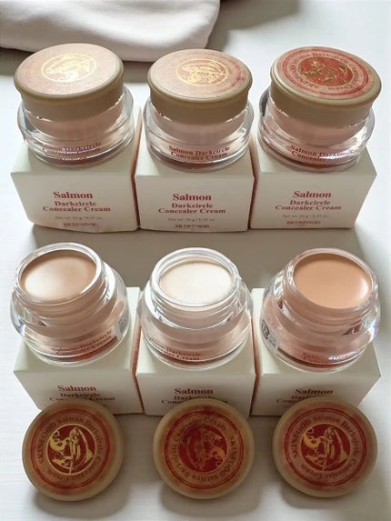 サーモンPDRNダークサークルコンシーラークリーム/SKINFOOD/クリームコンシーラーを使ったクチコミ(1枚目)