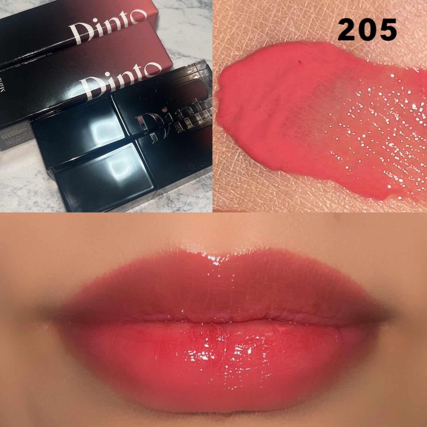 ブラーグロイリップティント/Dinto/リップティントを使ったクチコミ(3枚目)