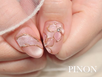 shino on LIPS 「お持ち込みアレンジ☺︎♡マグネット×ぷっくりフラワー×キラキラ..」(2枚目)